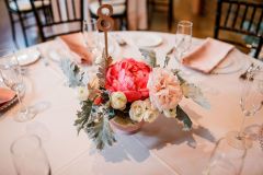 pink centerpiece