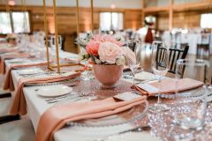 blush wedding table
