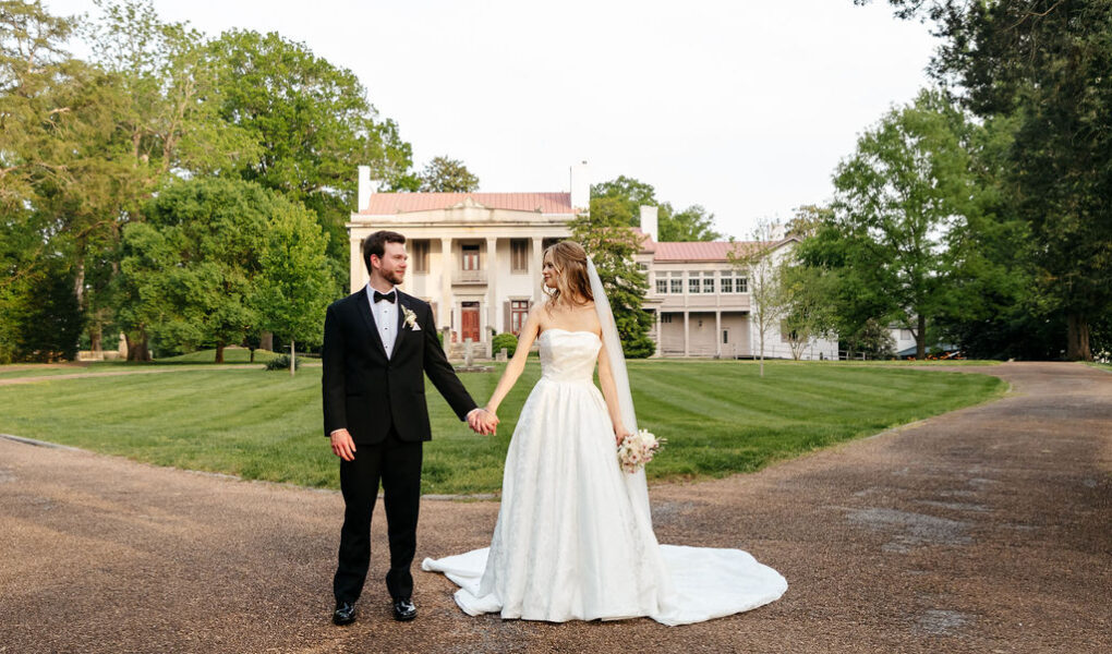 garden wedding at belle meade historic site