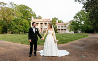 garden wedding at belle meade historic site