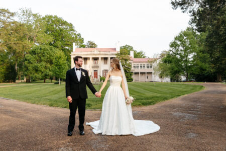 garden wedding at belle meade historic site