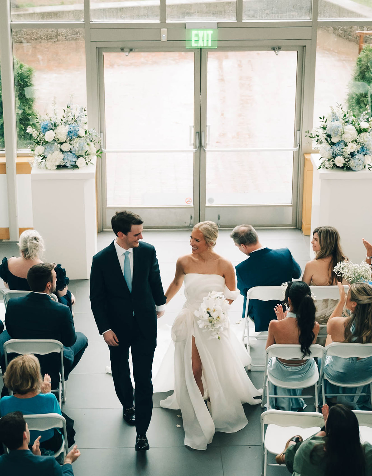 Indoor Wedding Ceremony at Cheekwood Estate