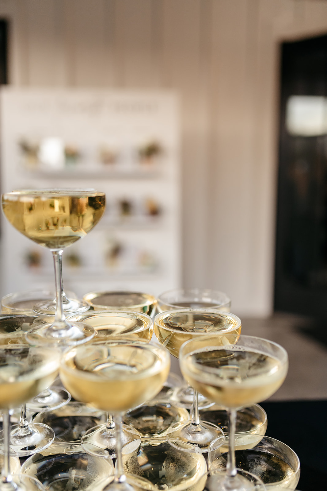 Champagne Tower for Nashville Wedding