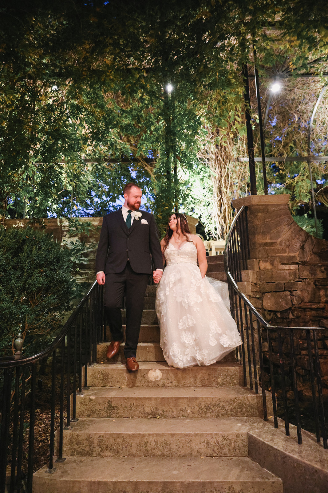 Cheekwood Estate and Gardens Wedding Reception Wisteria Arbor