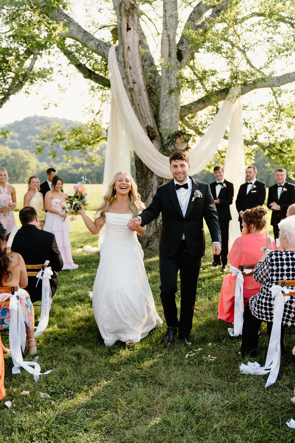 Bride and Groom at Southall Meadows Wedding Ceremony
