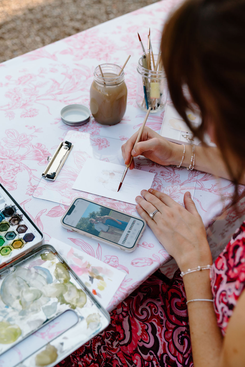 Live Painter at Wedding TN