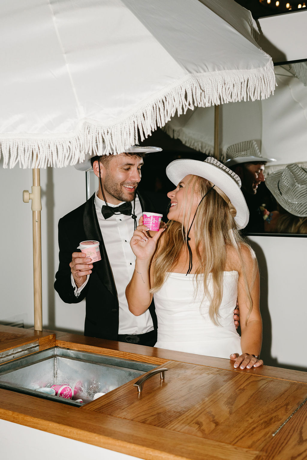 Gelato Cart at Southall Meadows Wedding 