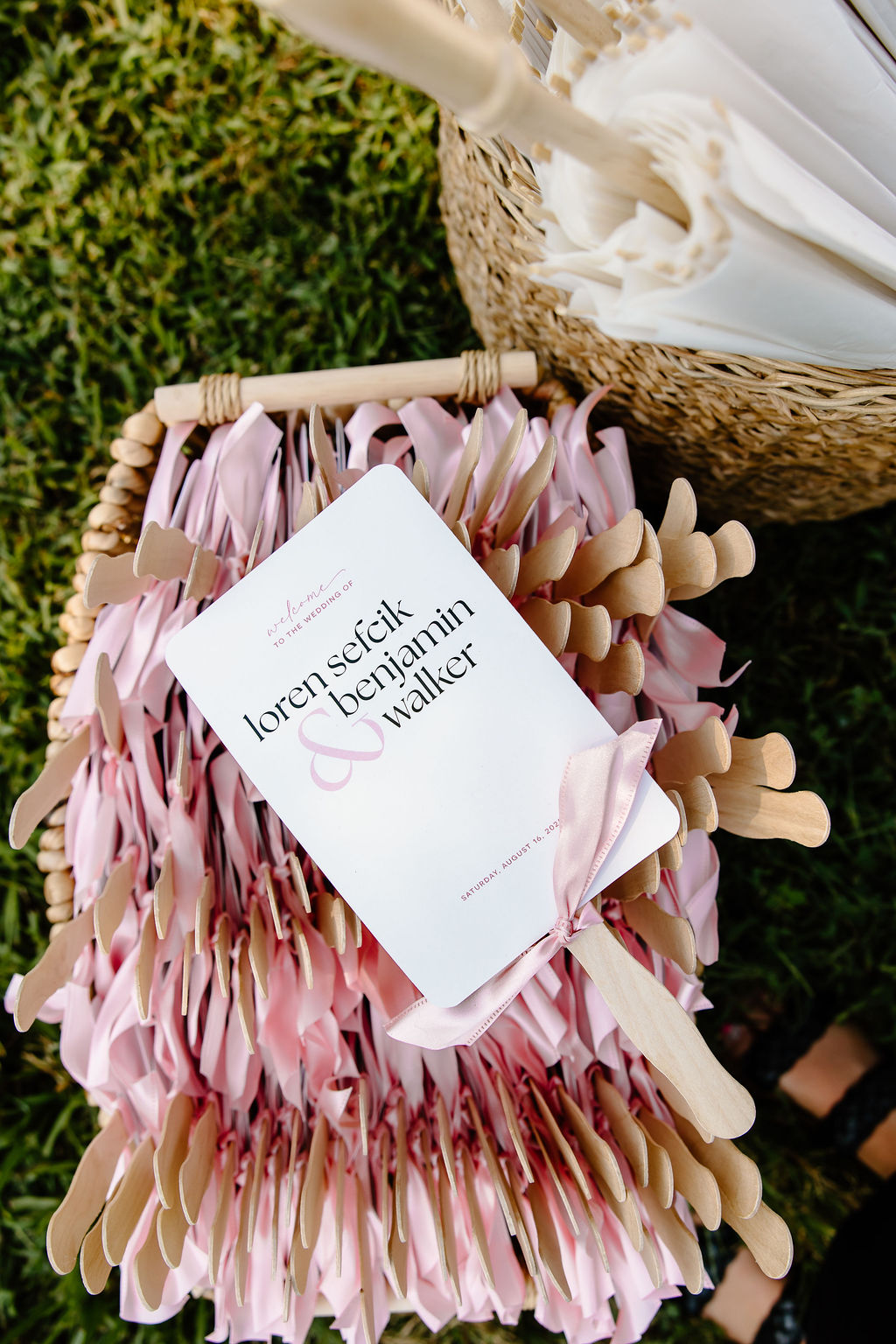 Fans for Outdoor Summer Wedding in TN