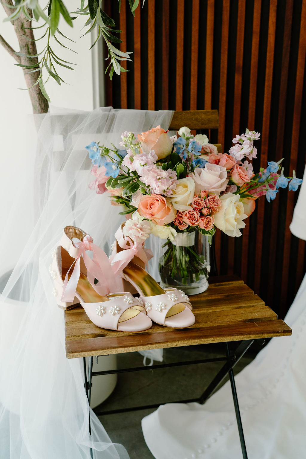 Colorful Bouquet for Summer Wedding in Franklin TN